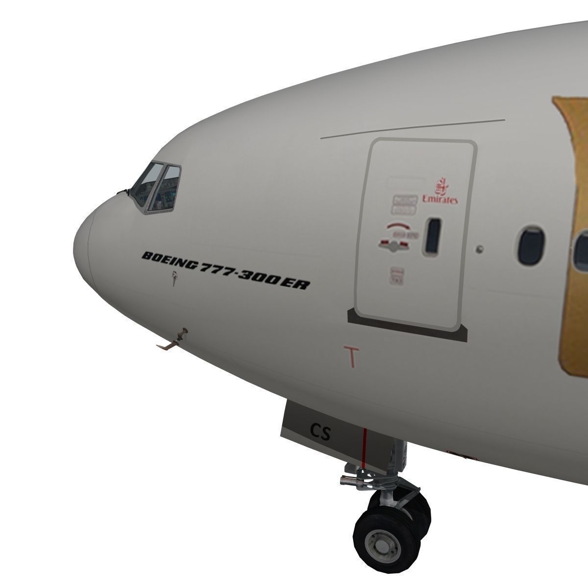 Boeing 777-300ER Emirates 3D model_9
