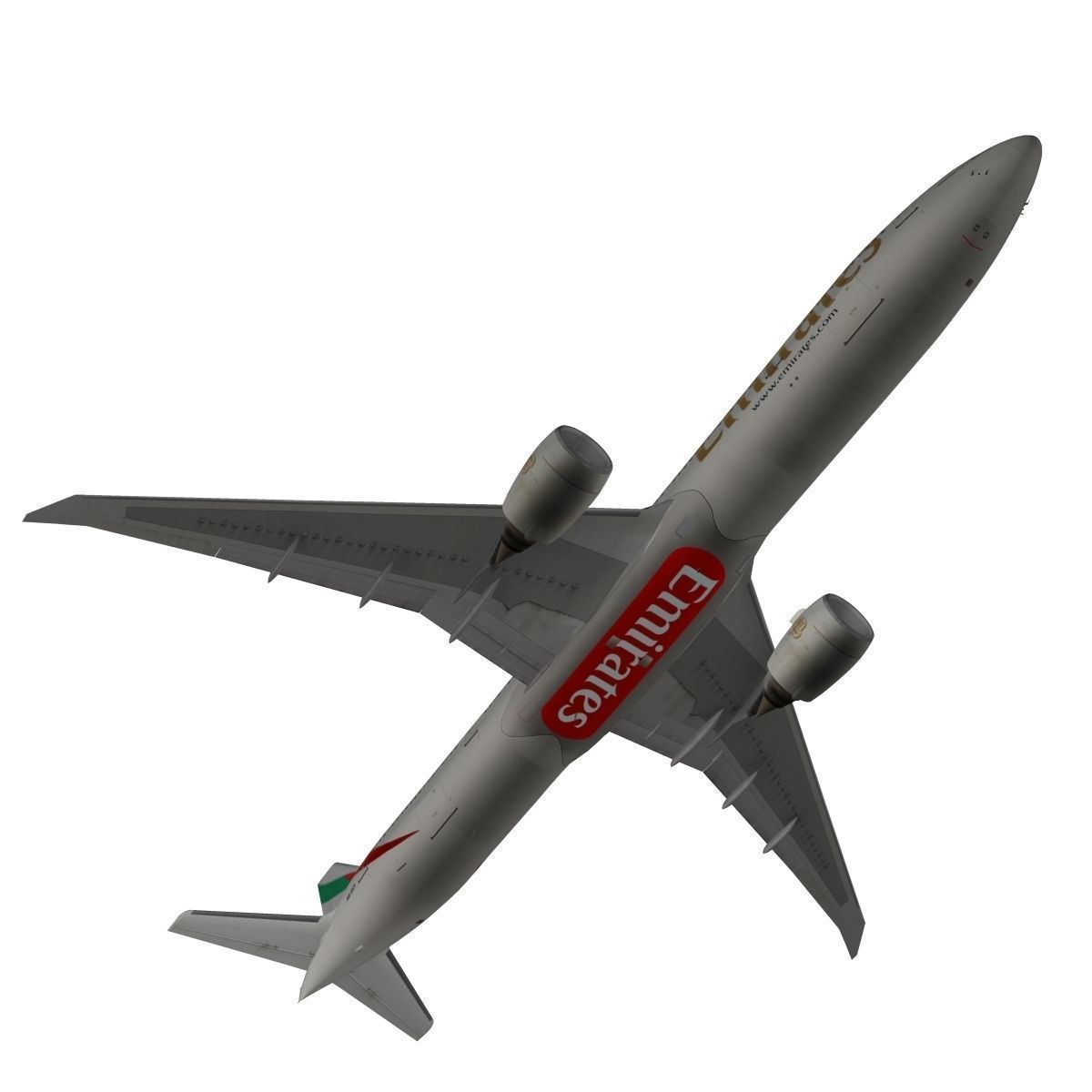 Boeing 777-300ER Emirates 3D model_2