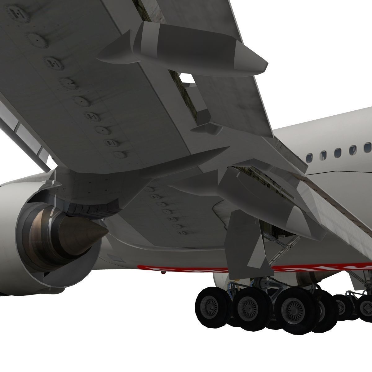Boeing 777-300ER Emirates 3D model_8