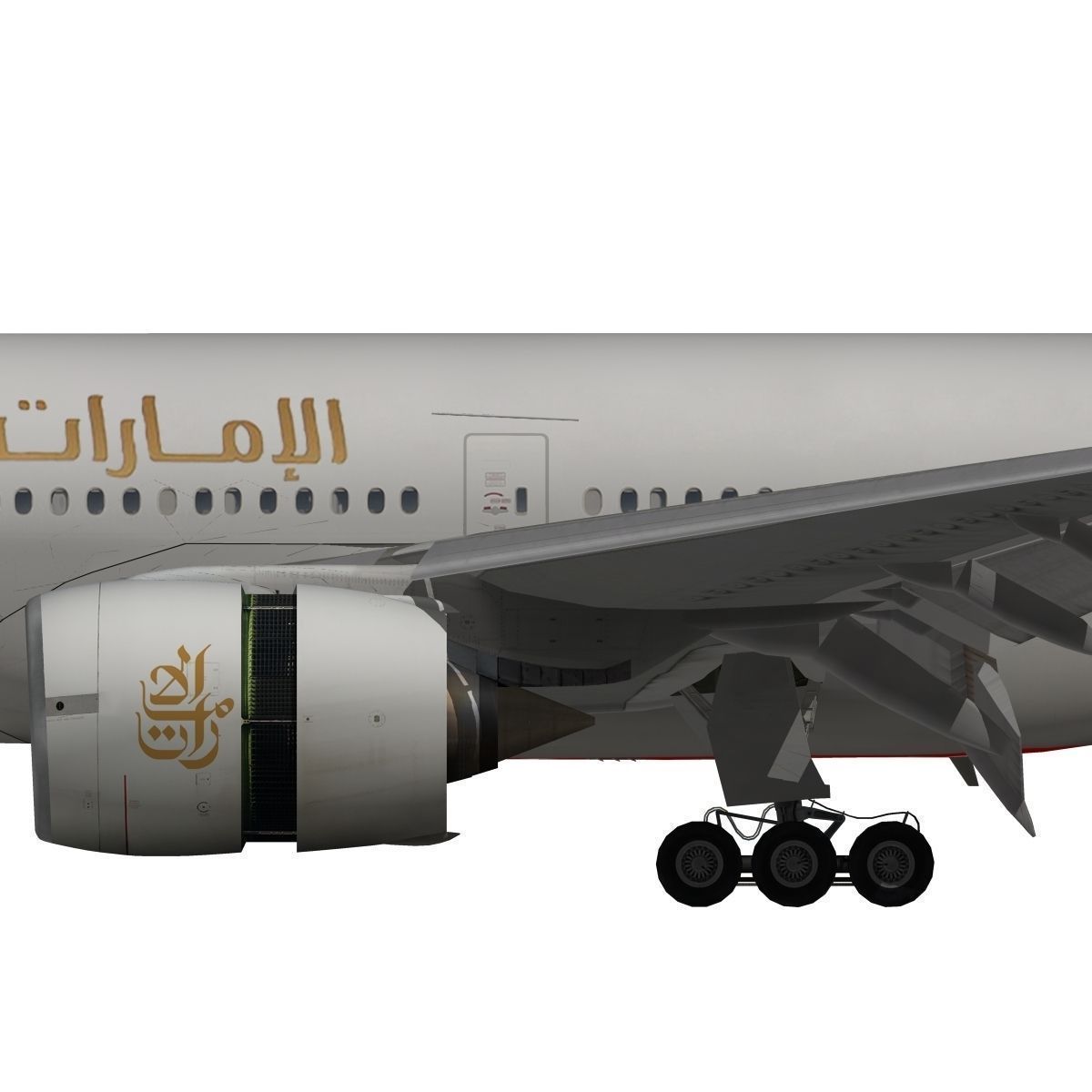 Boeing 777-300ER Emirates 3D model_13