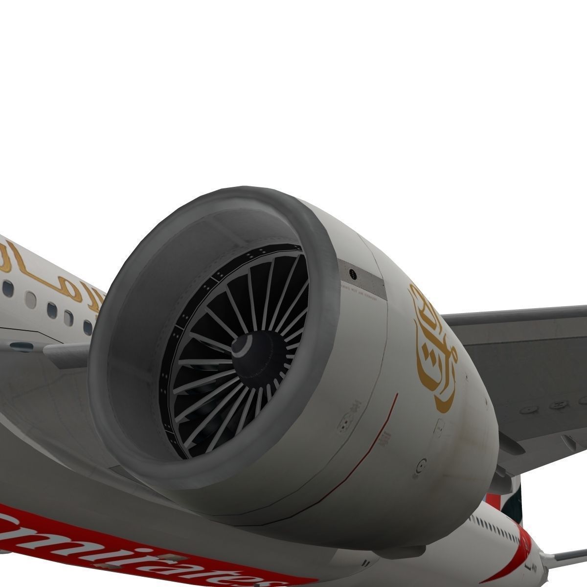 Boeing 777-300ER Emirates 3D model_12