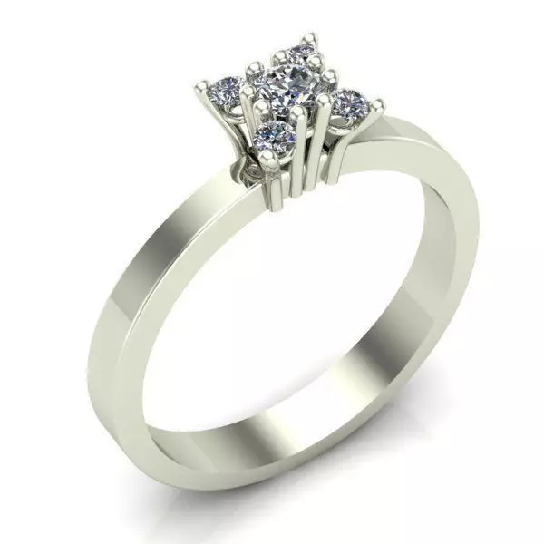 ENGAGEMENT RING 3D print model_0
