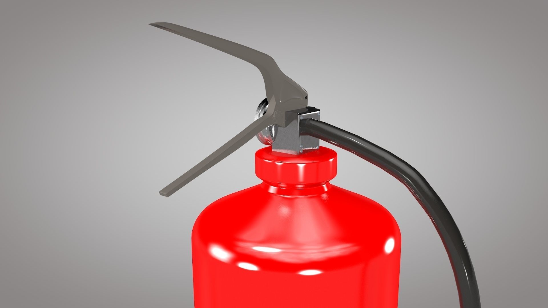 Fire Extinguisher Cylinder 3d Modeling Low-poly 3D model_6