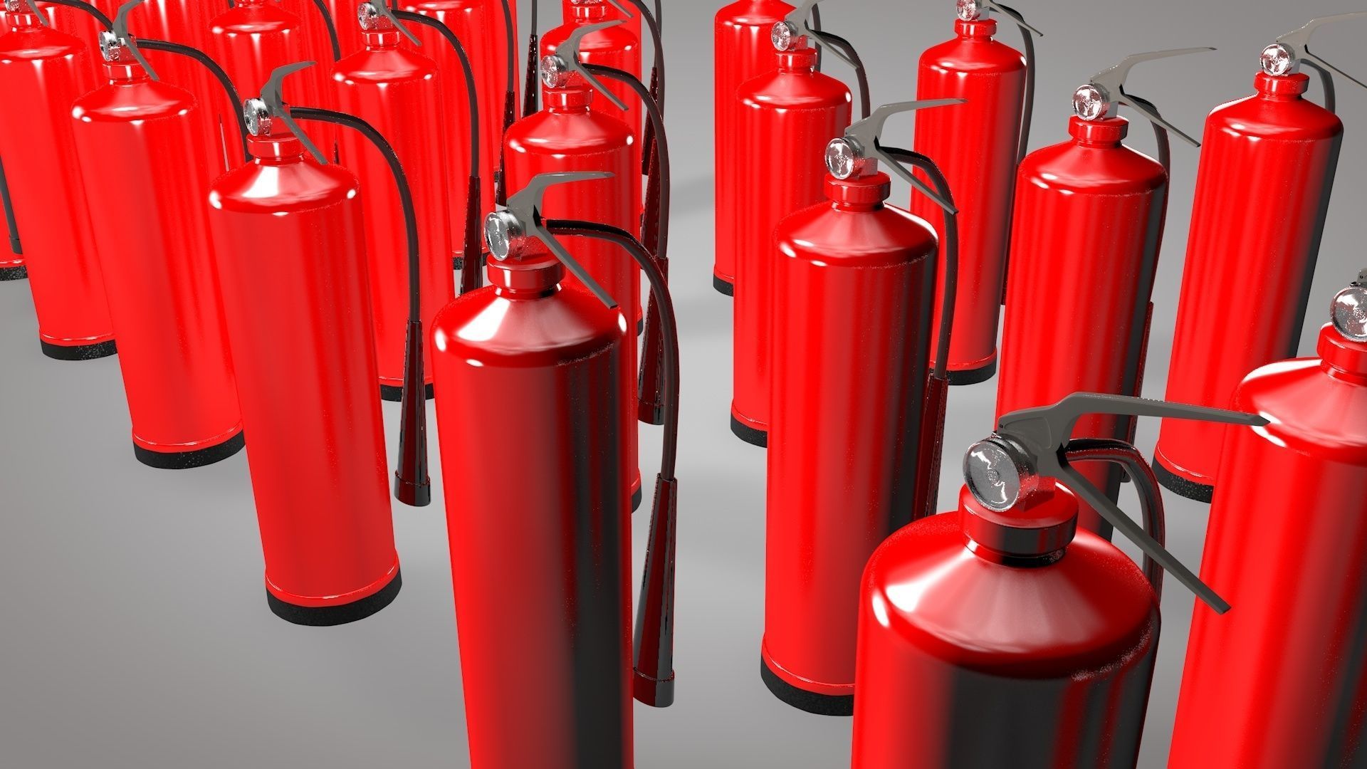 Fire Extinguisher Cylinder 3d Modeling Low-poly 3D model_3