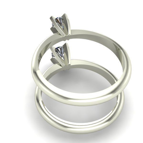 ENGAGEMENT RING 3D print model_2