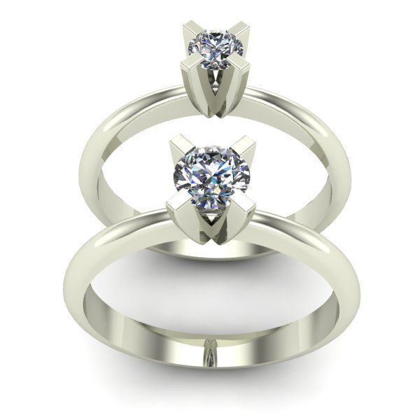 ENGAGEMENT RING 3D print model_1