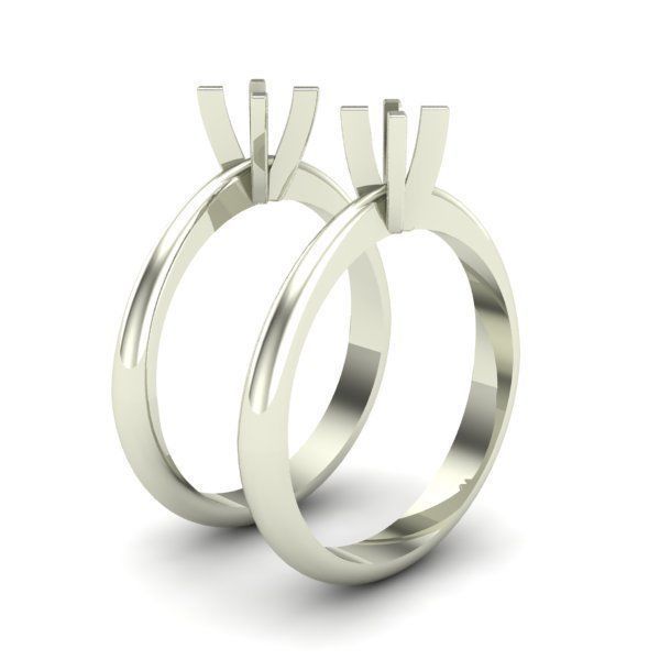 ENGAGEMENT RING 3D print model_3