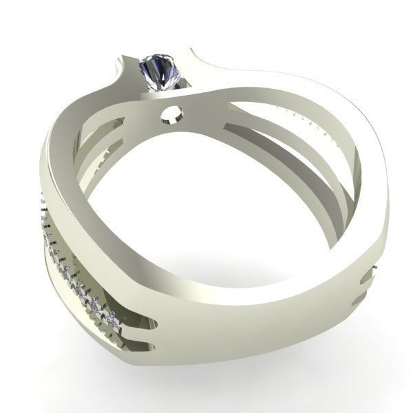 ENGAGEMENT RING 3D print model_2