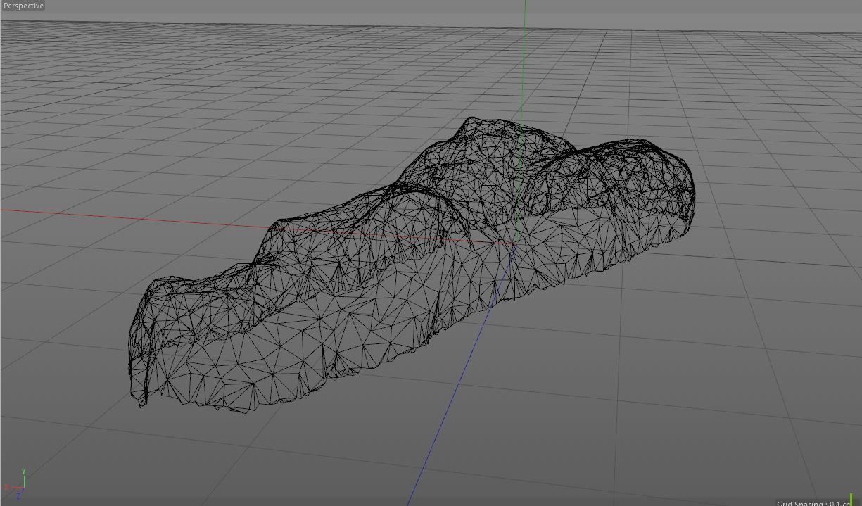3D SCAN POO SHIT EXCREMENT DUNG Low-poly 3D model_14