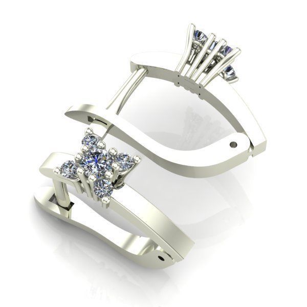 WOMEN EARRINGS 3D print model_2