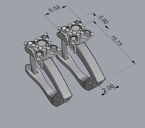 WOMEN EARRINGS 3D print model_4
