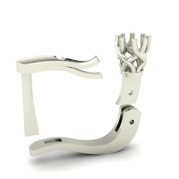 WOMEN EARRINGS 3D print model_3