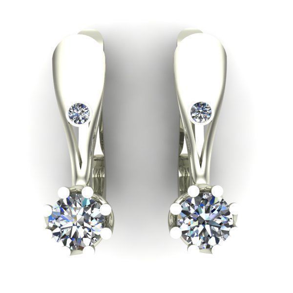 WOMEN EARRINGS 3D print model_1