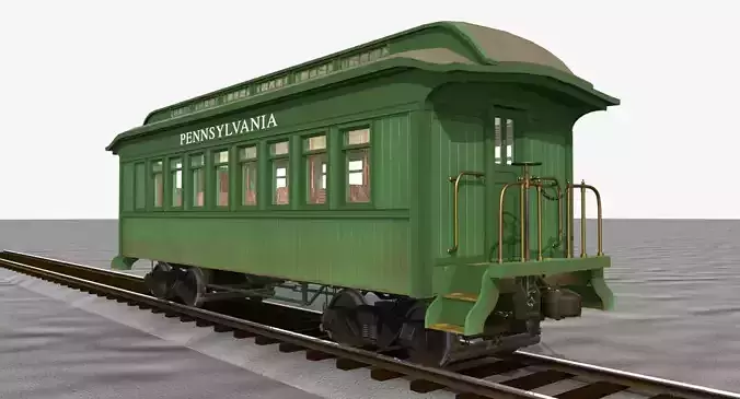 PRR Passenger Car  3D model