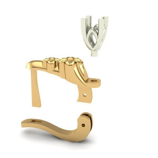 WOMEN EARRINGS 3D print model_3