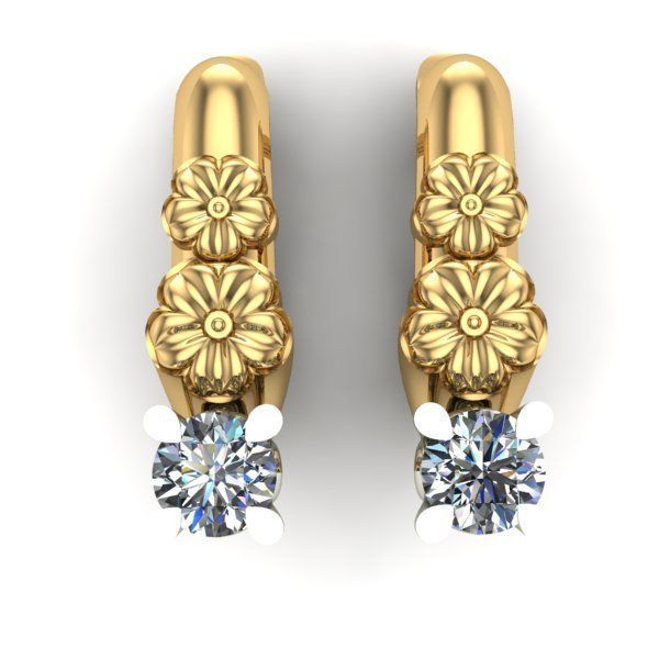 WOMEN EARRINGS 3D print model_1