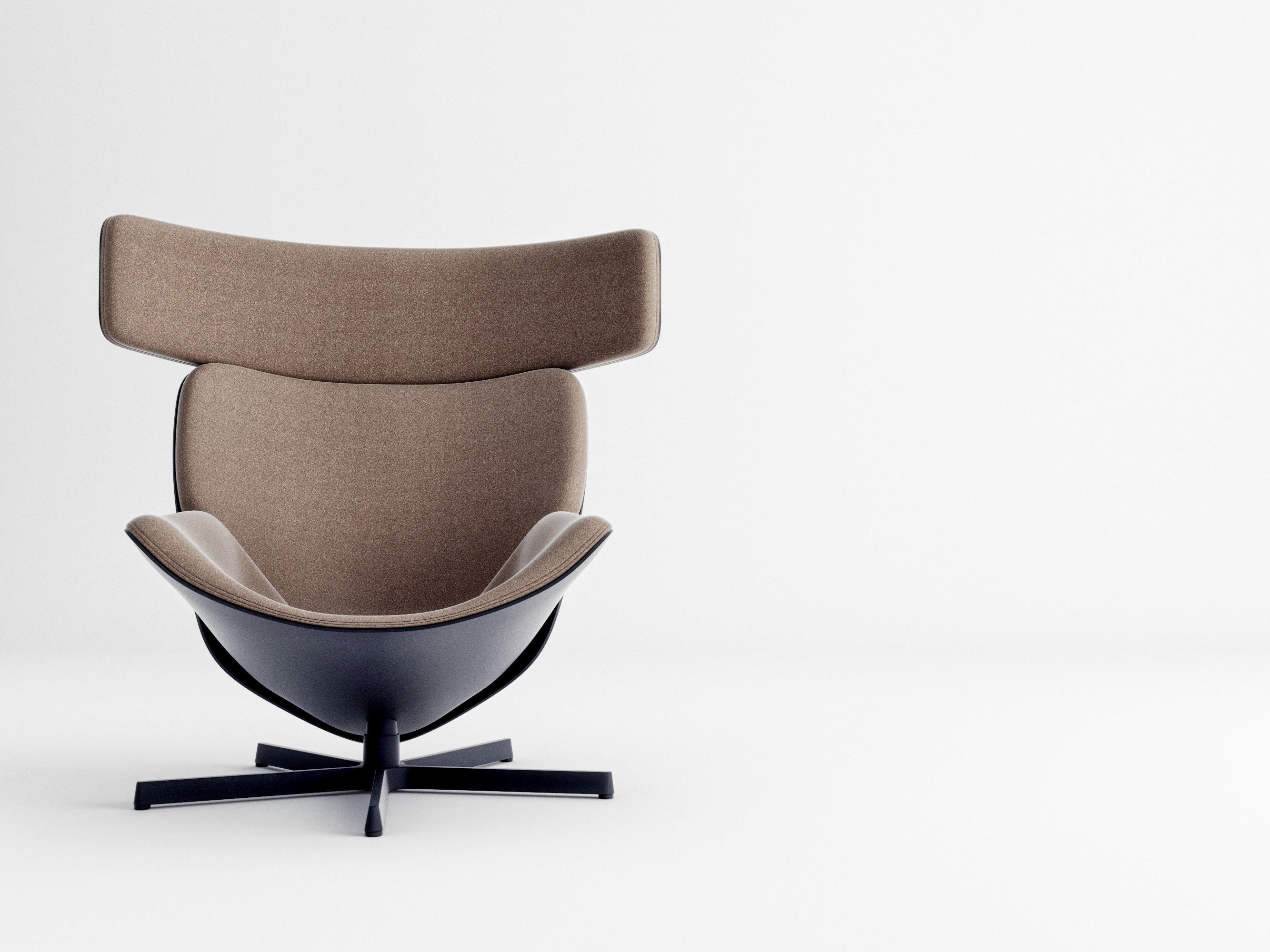 Almora armchair 3D model_4