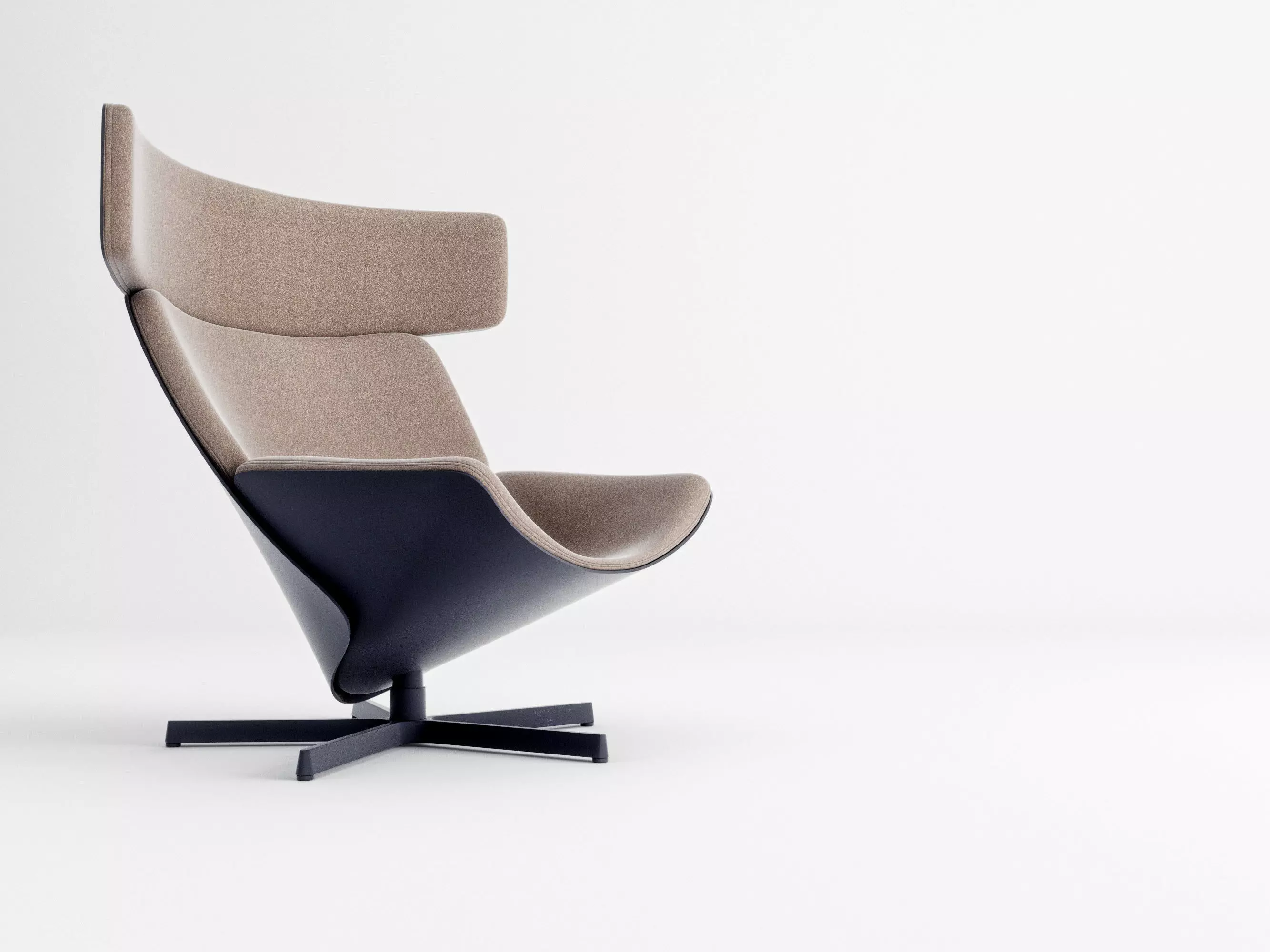 Almora armchair 3D model_0