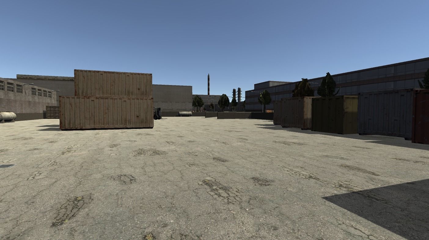 Industrial Area Racing Track Low-poly 3D model_6