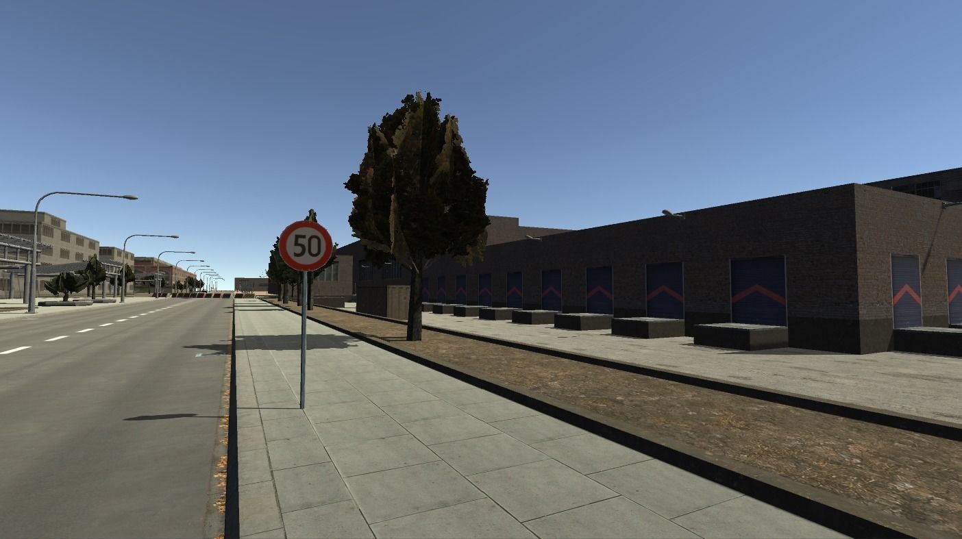 Industrial Area Racing Track Low-poly 3D model_5