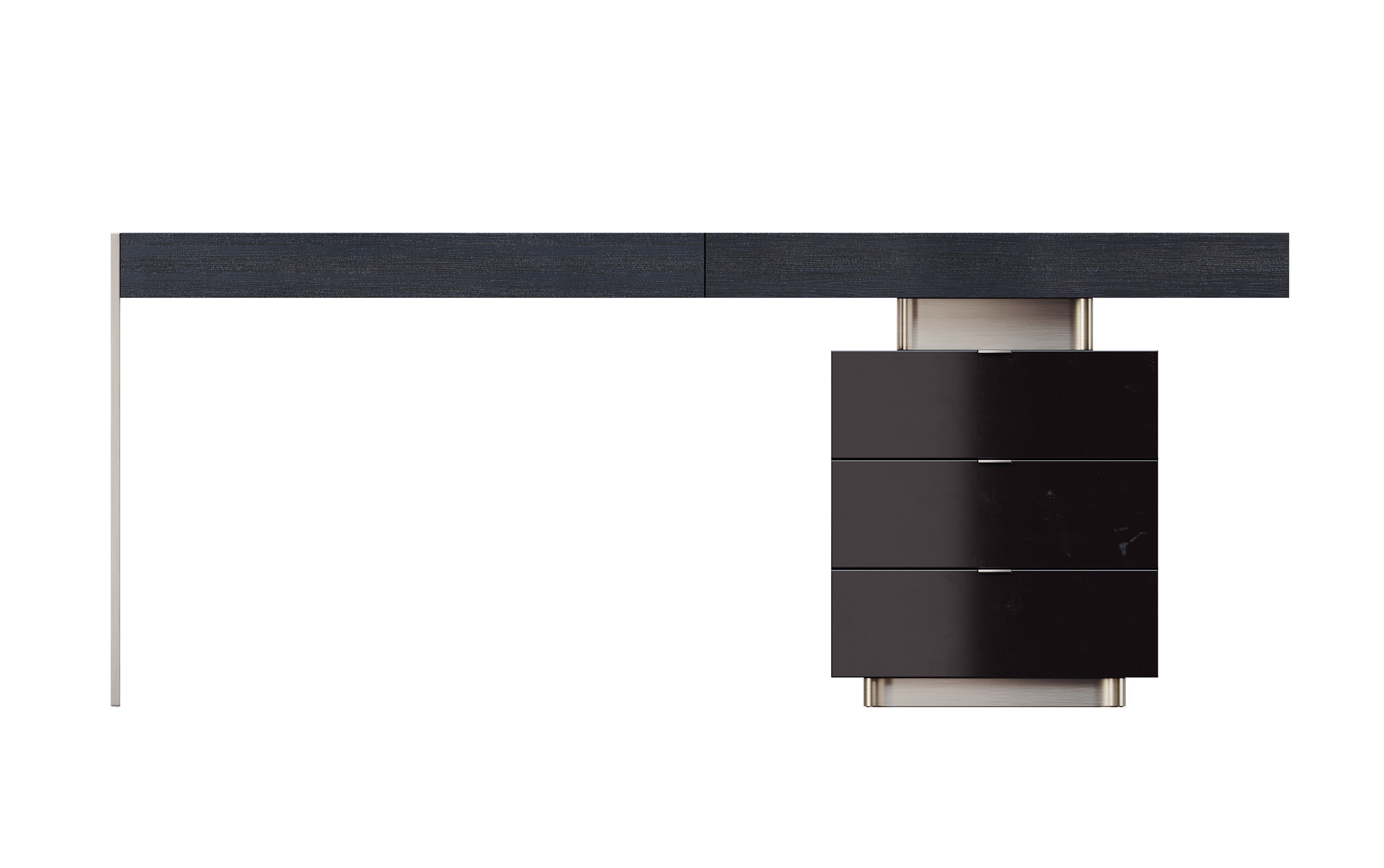 Minotti Carson Writing Desk 3D model_1