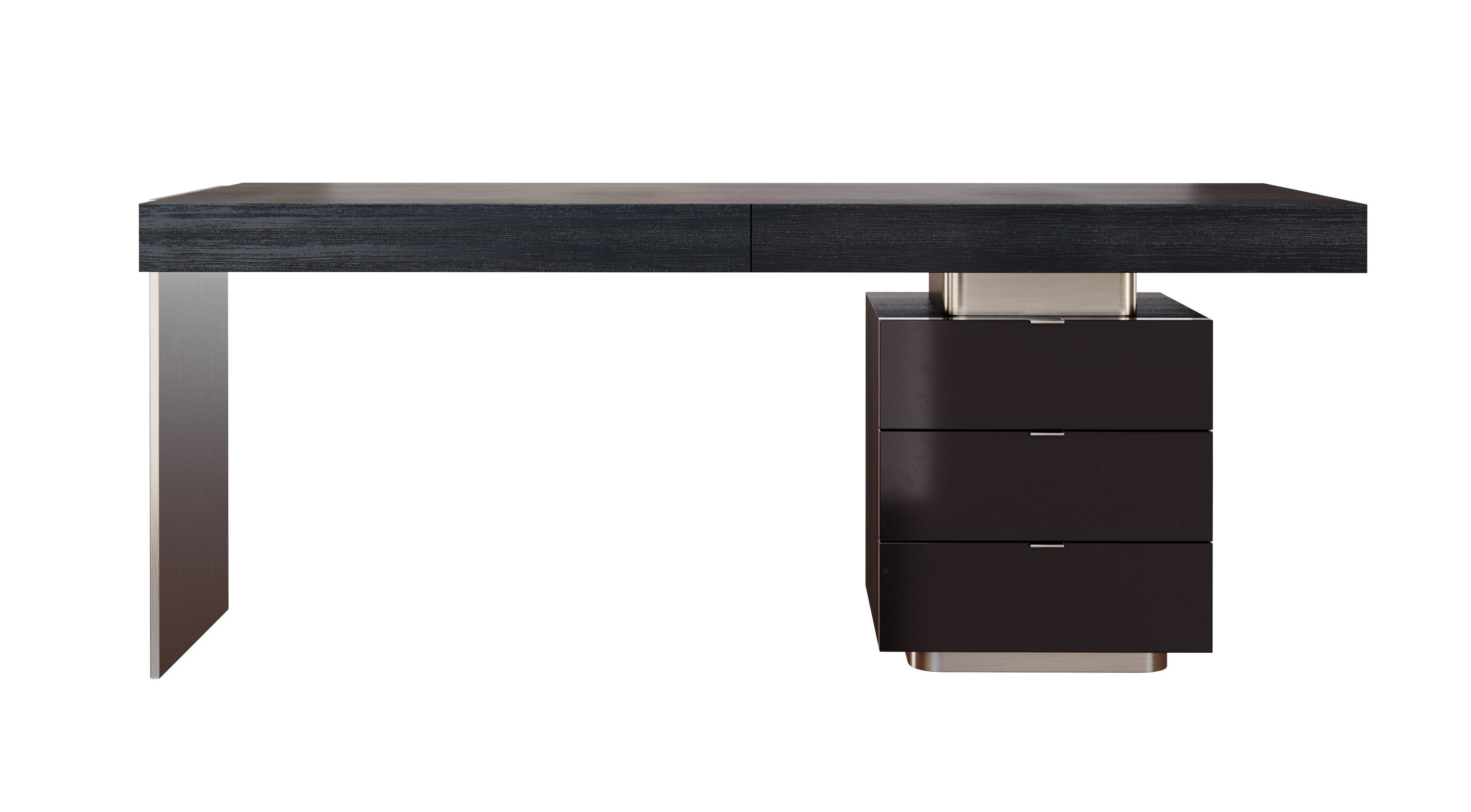 Minotti Carson Writing Desk 3D model_4