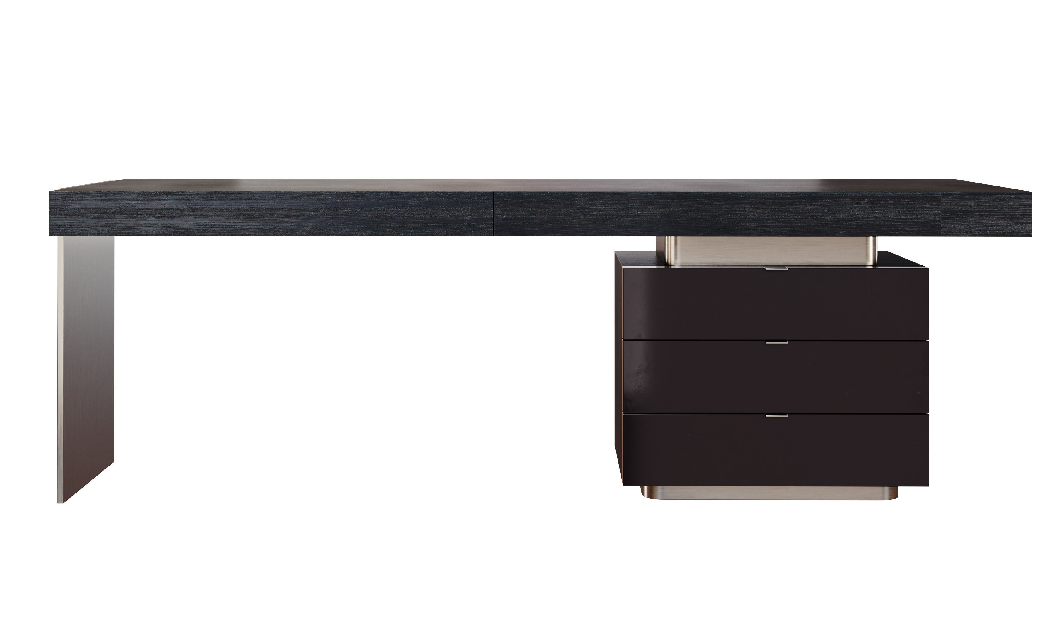 Minotti Carson Writing Desk 3D model_5