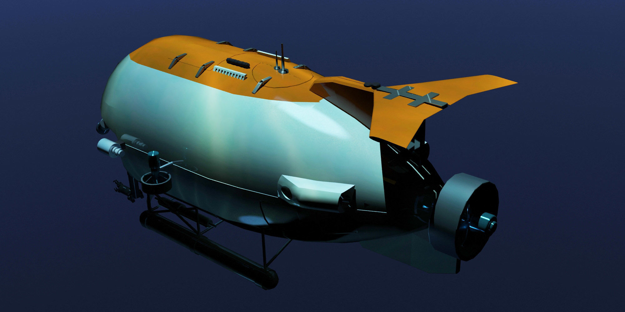 MIR Type russian sub 3D model_10