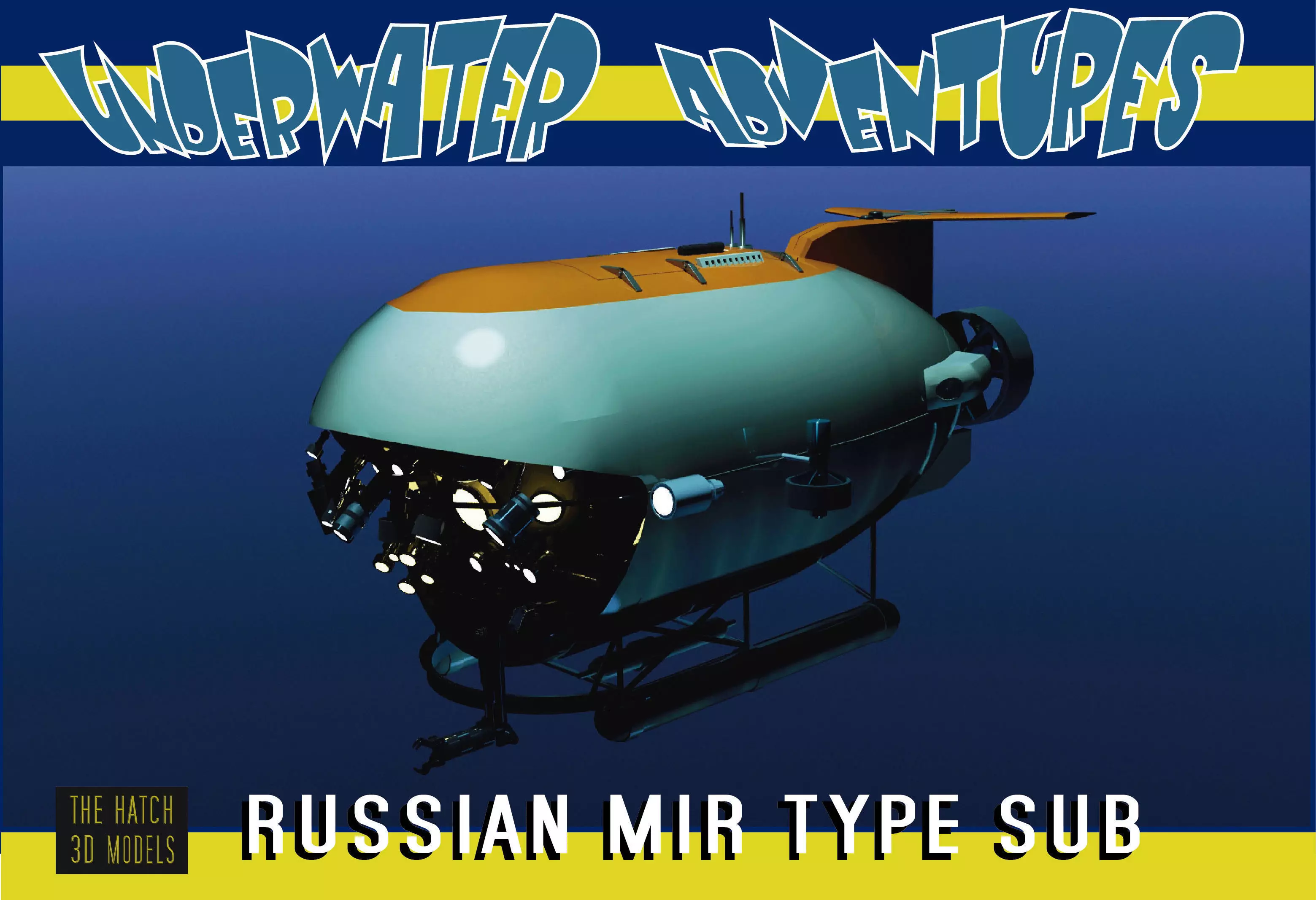 MIR Type russian sub 3D model_0