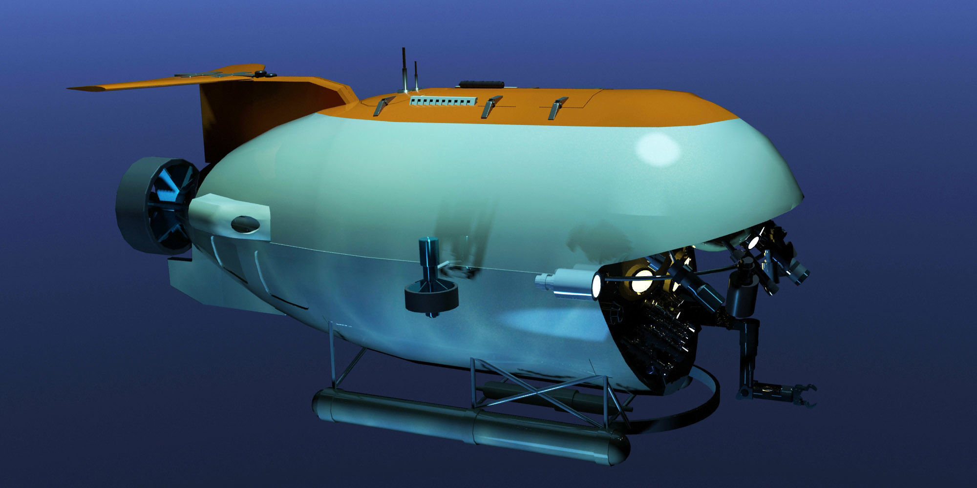 MIR Type russian sub 3D model_6