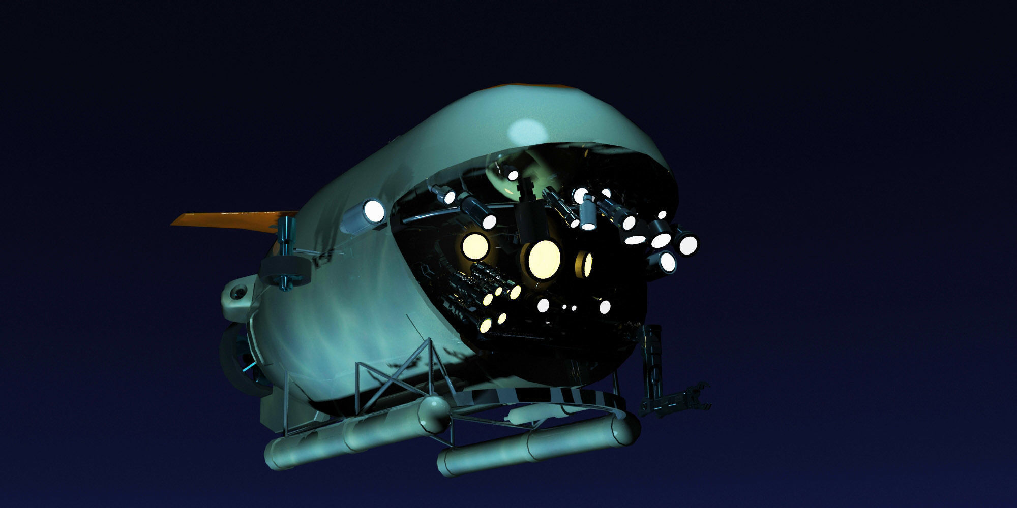 MIR Type russian sub 3D model_4