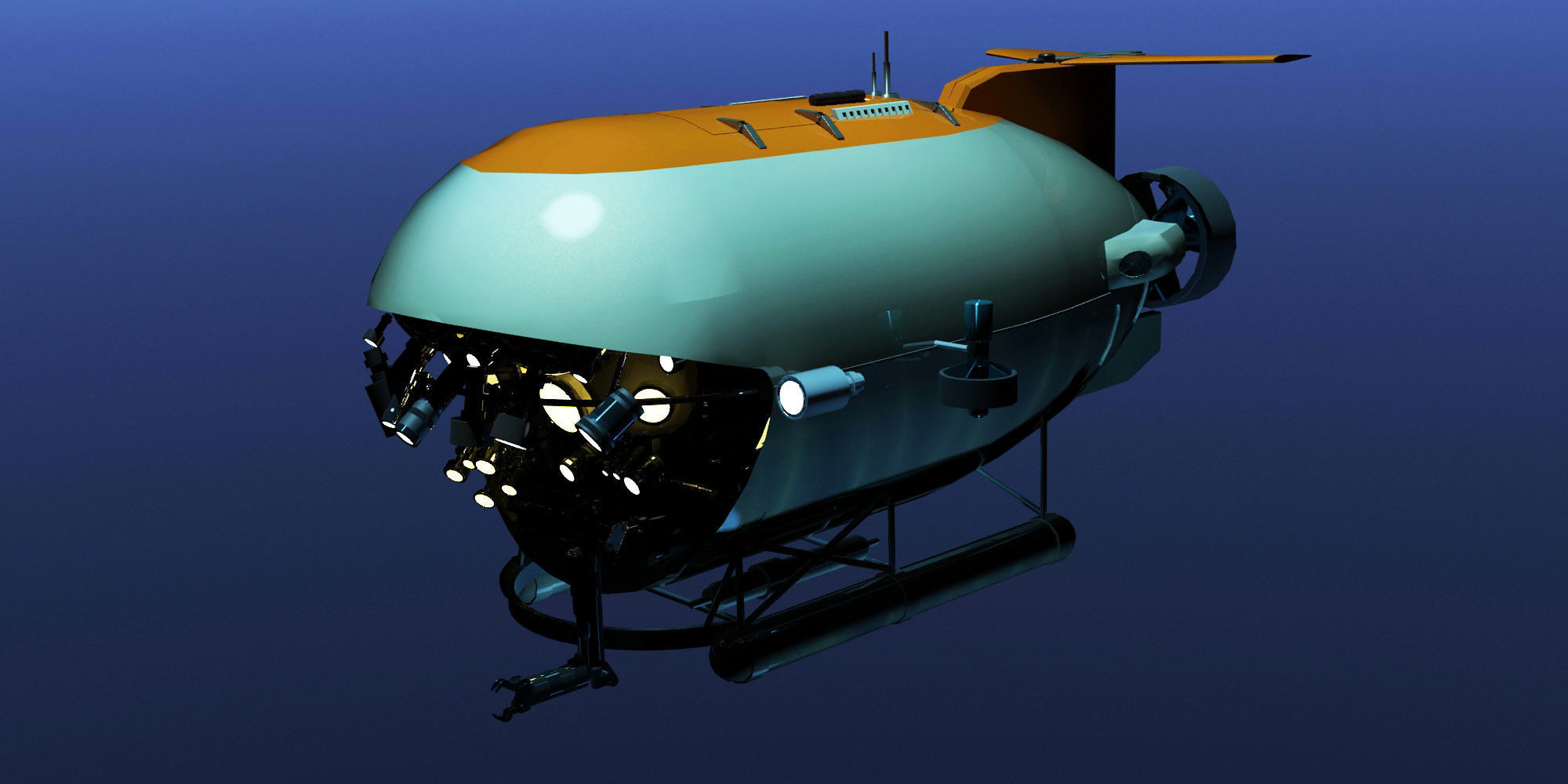 MIR Type russian sub 3D model_7