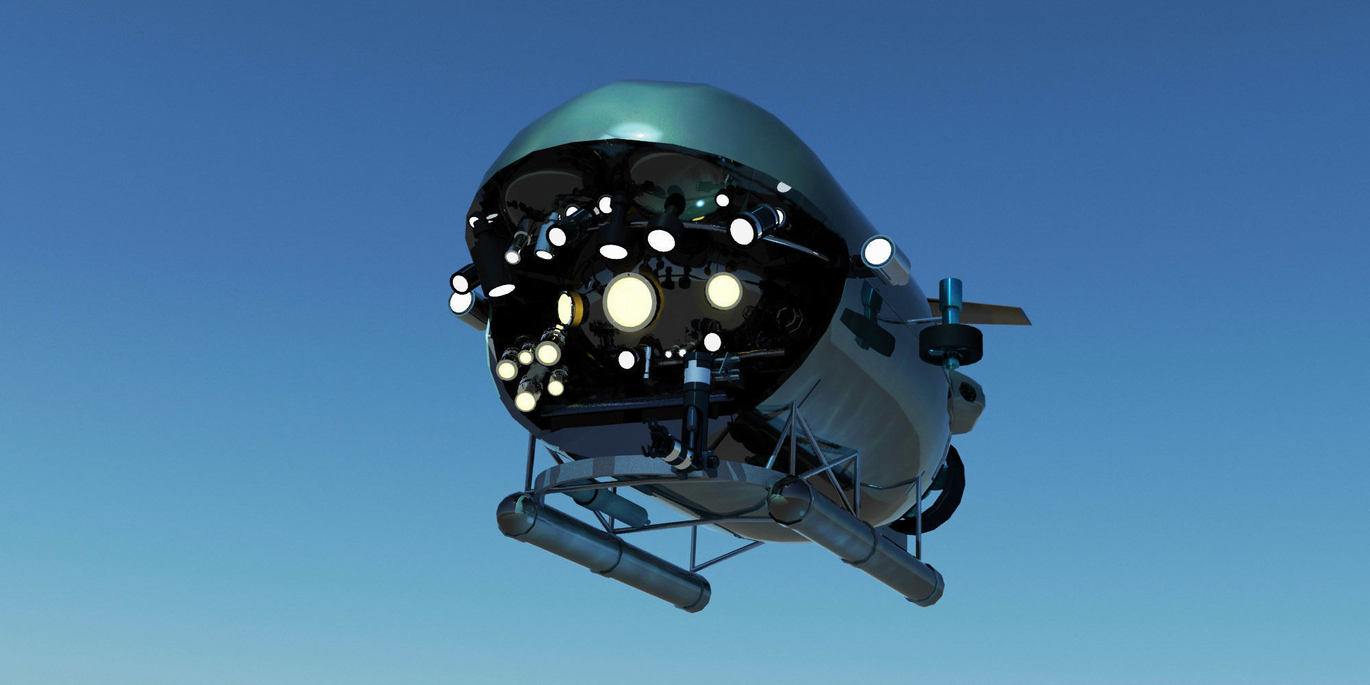 MIR Type russian sub 3D model_8