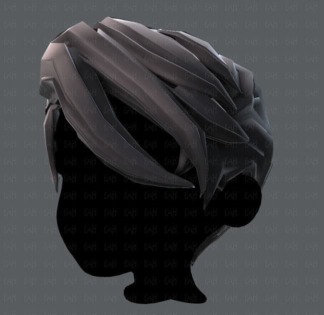 3D Hair style for boy V06 Low-poly 3D model_24