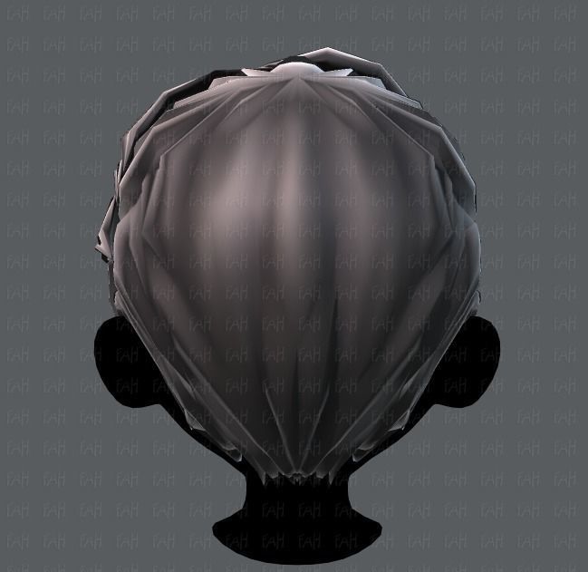 3D Hair style for boy V06 Low-poly 3D model_21