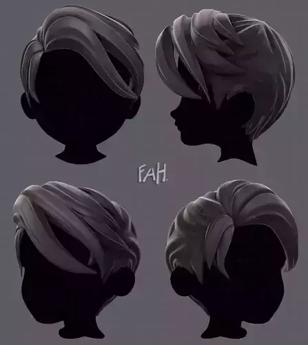 3D Hair style for boy V06
