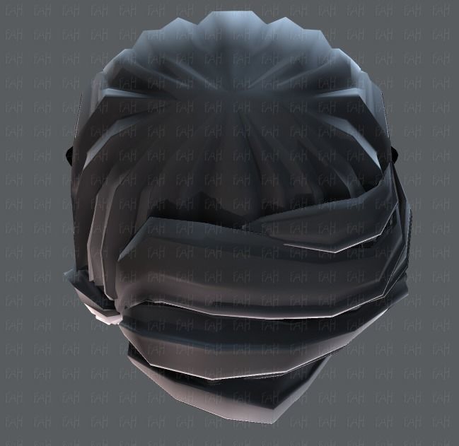 3D Hair style for boy V06 Low-poly 3D model_35