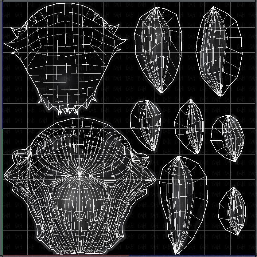 3D Hair style for boy V06 Low-poly 3D model_37