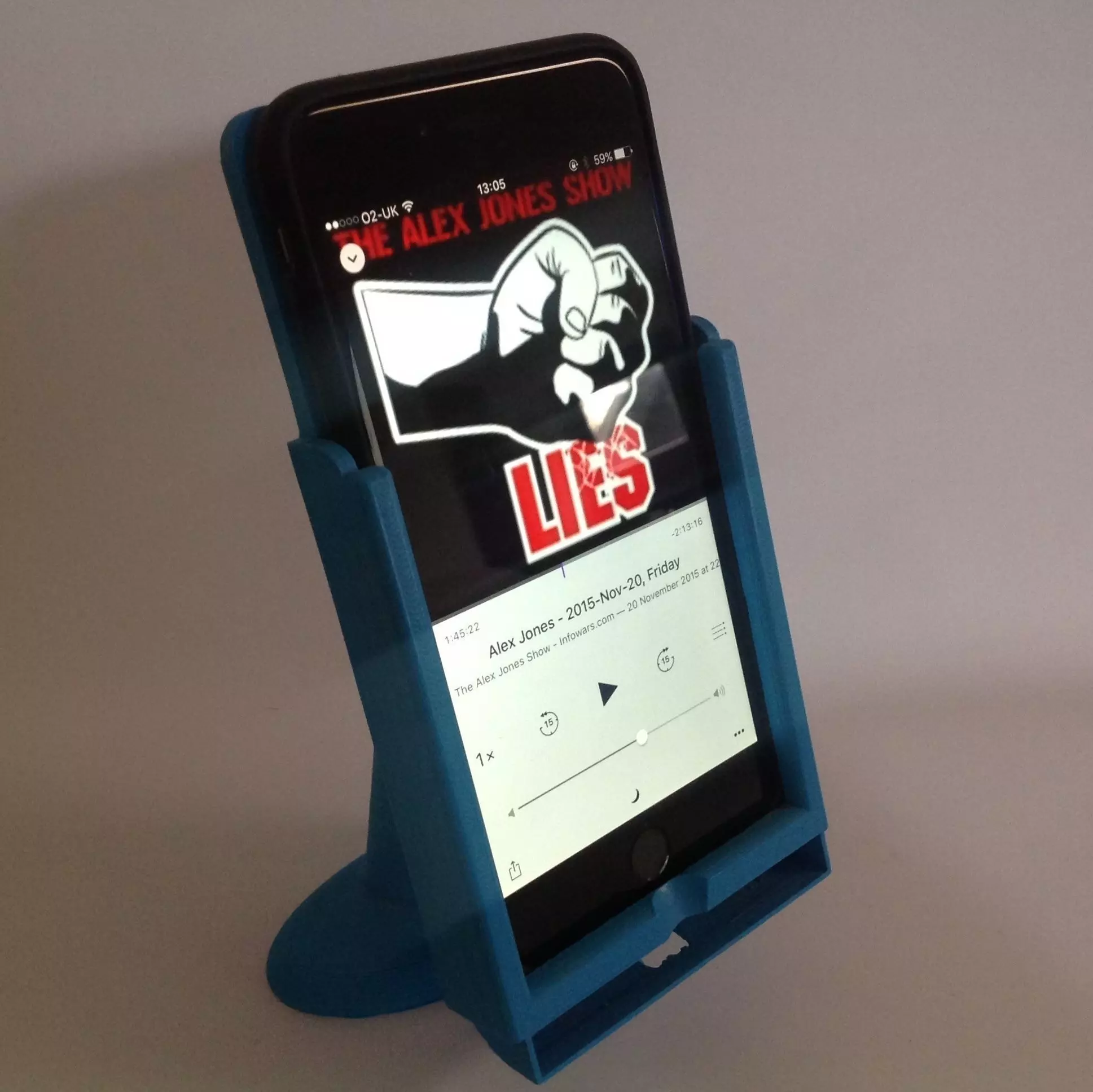 iPhone 6 Plus Dual-Mode Desktop Holder 3D print model_0