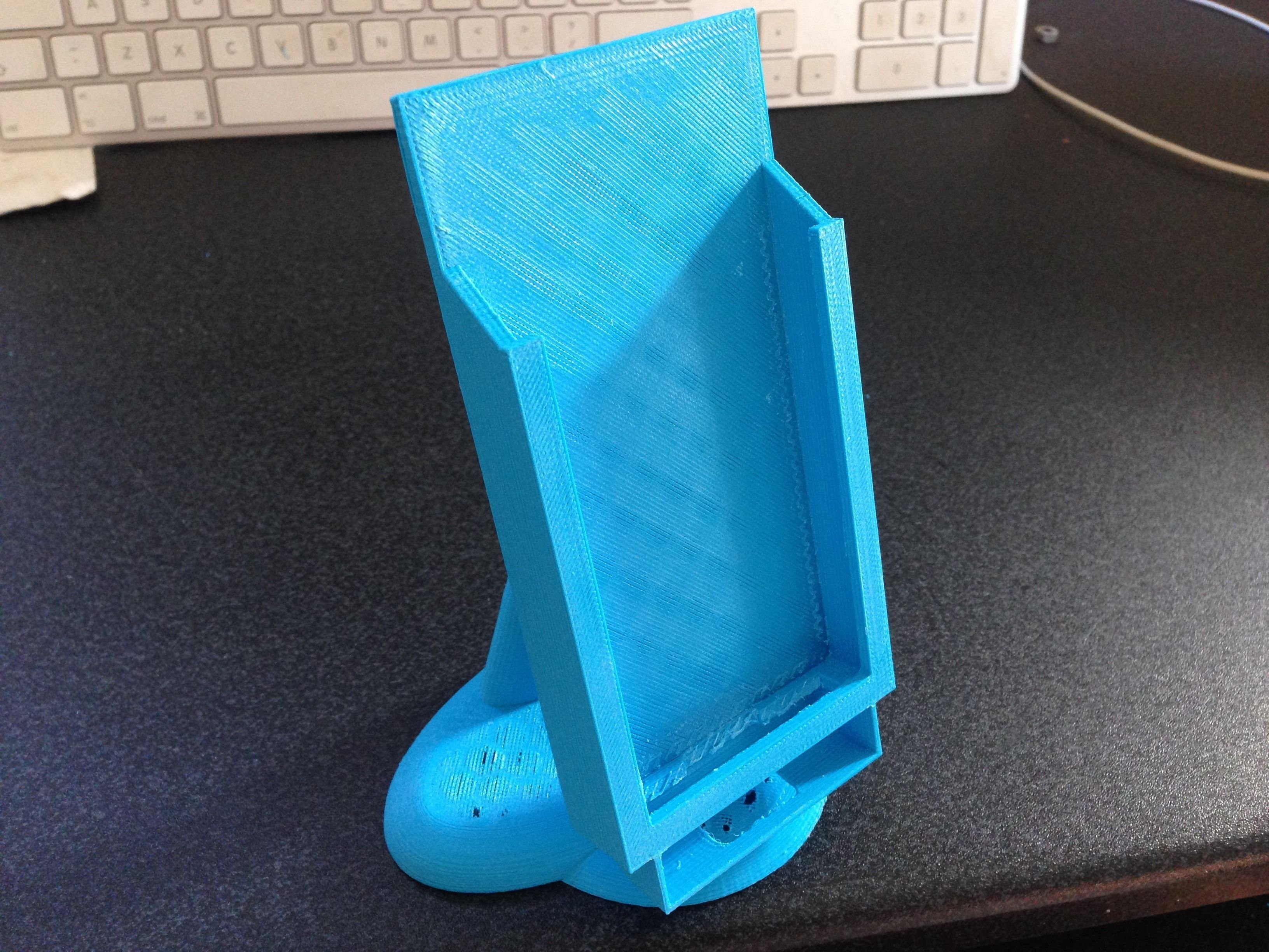 Dual Mode iPhone 5 and 5S Desktop Mount 3D print model_3