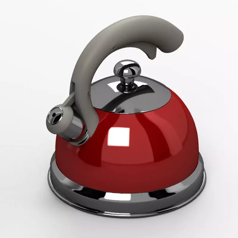 Kettle tea 3D model_0