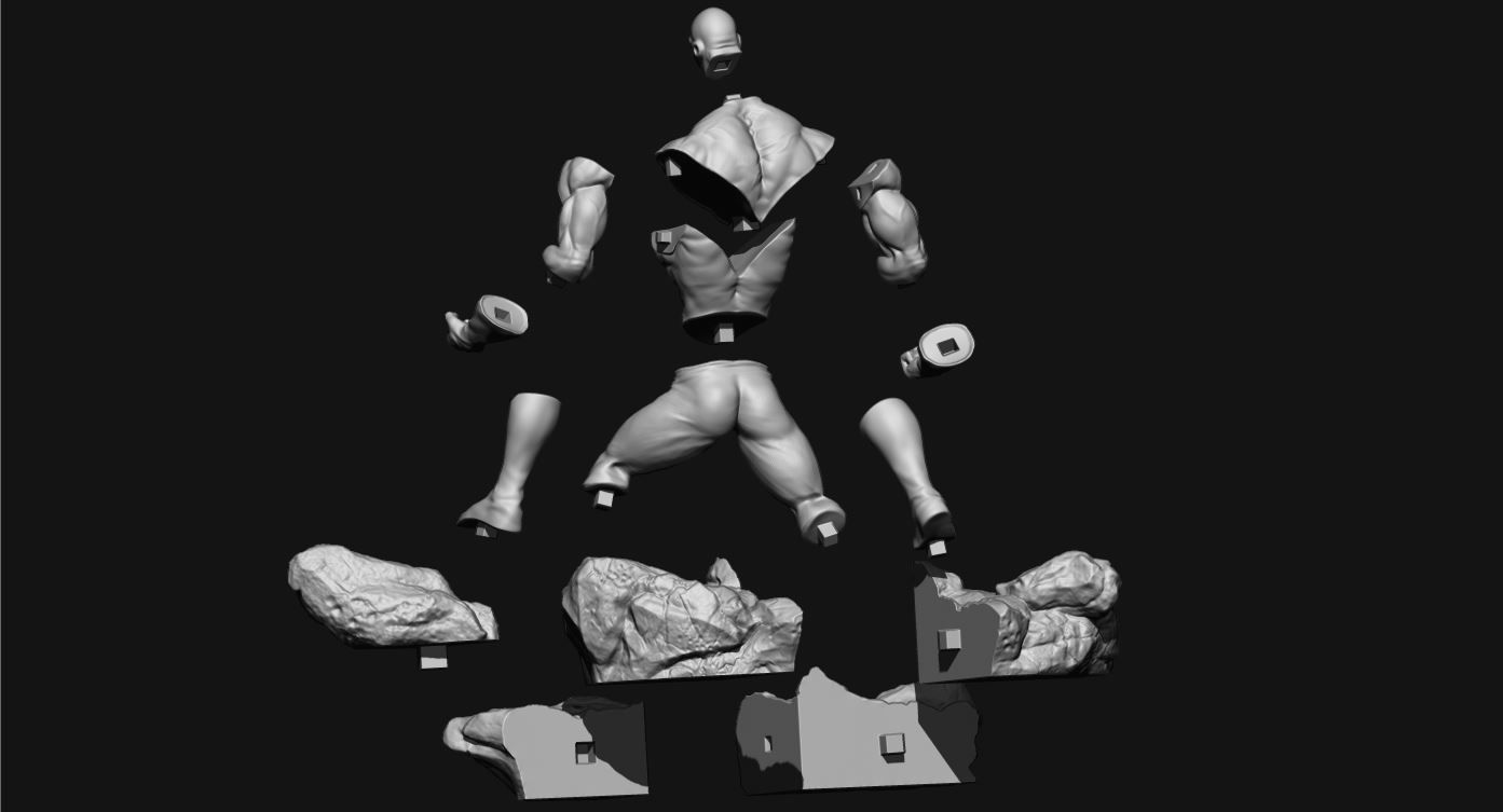Jiren Dragonball Super V2 3D model 3D printable | CGTrader