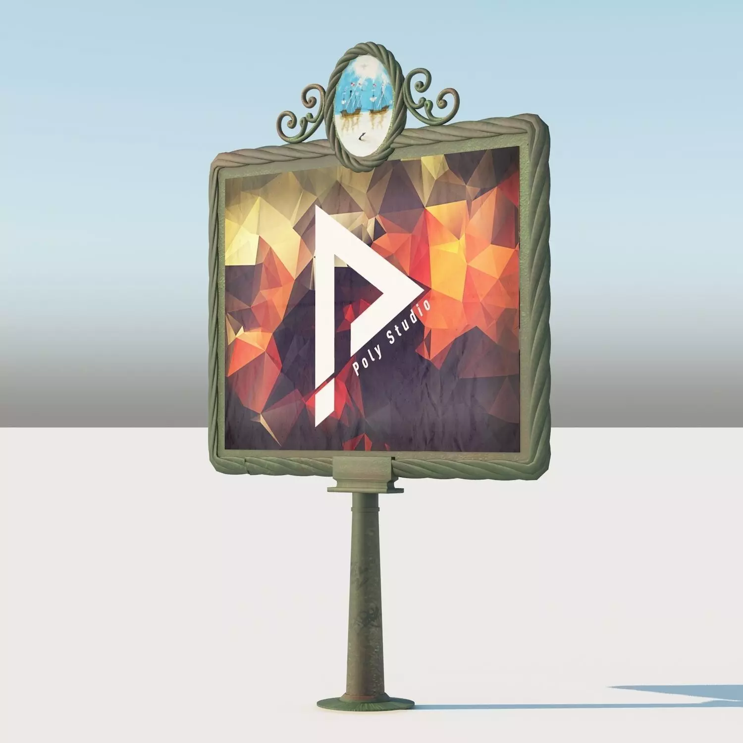 Buenos Aires Advertisement 3D model