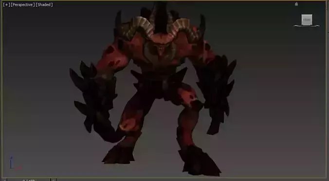 saiten demon with horns