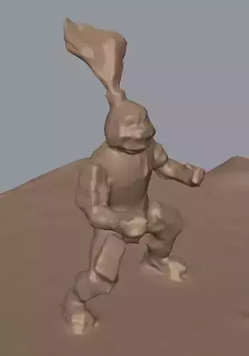 Ninja Bunny 3D model