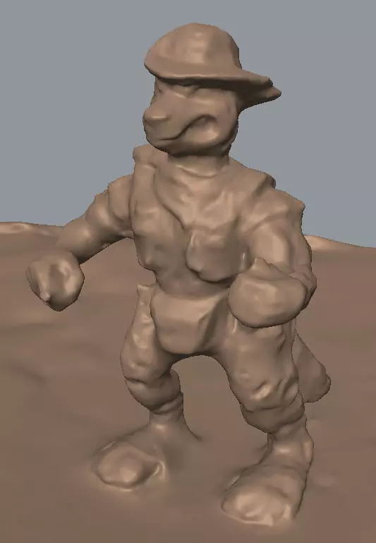 Australian Kangaroo 3D model_0