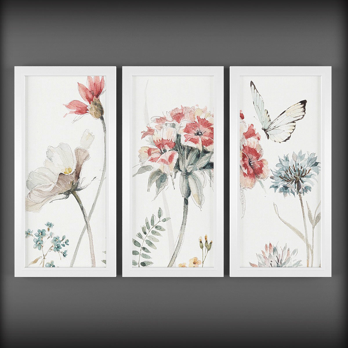 Picture Frames Low-poly 3D model_1