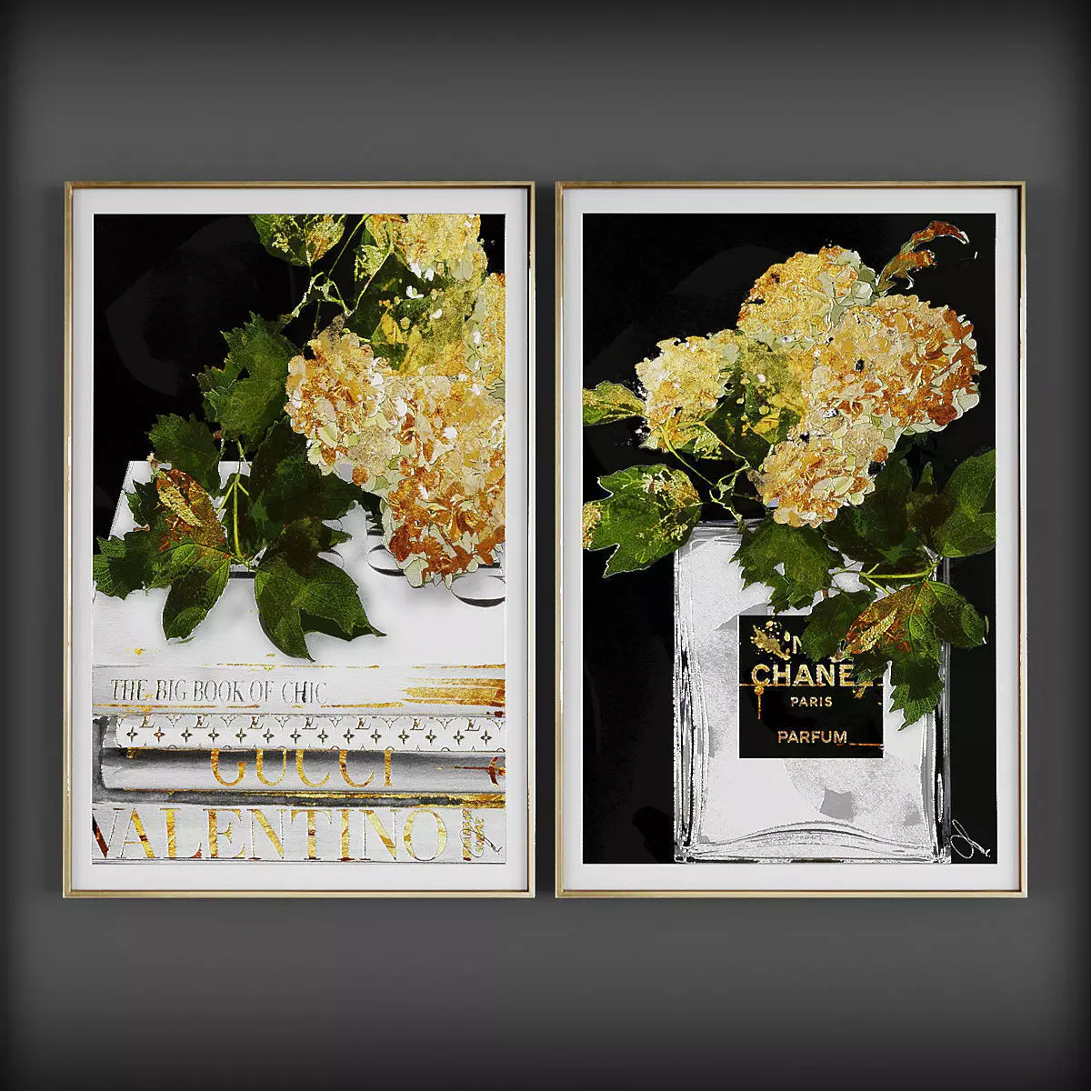  Picture Frames Low-poly 3D model_0