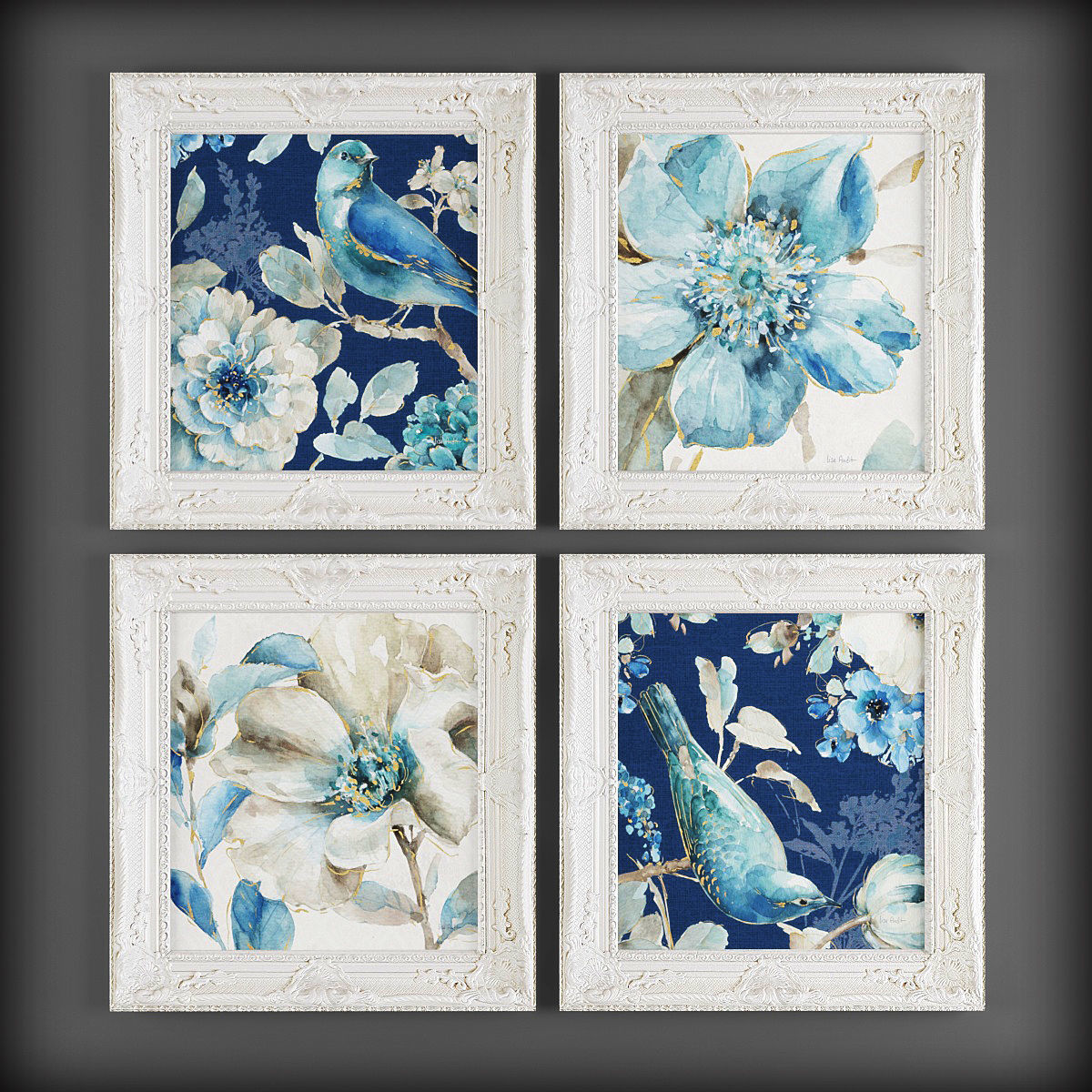 Picture Frames Low-poly 3D model_1