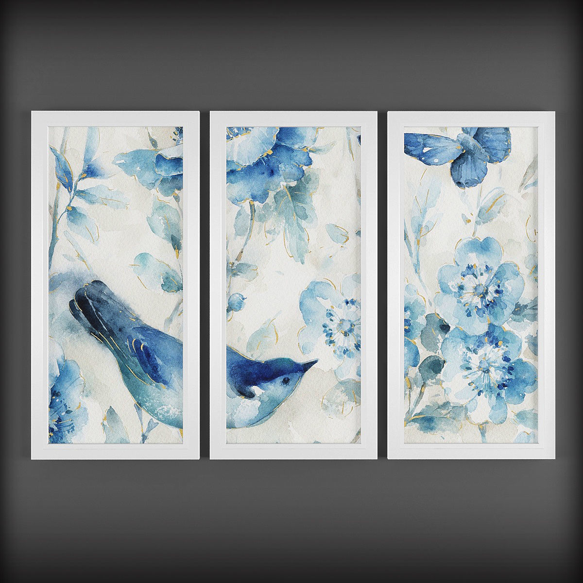 Picture Frames Low-poly 3D model_2